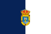 Flag of La Palma with CoA.svg