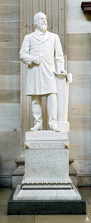 <span class="mw-page-title-main">Statue of James A. Garfield (U.S. Capitol)</span> Statue by Charles Henry Niehaus