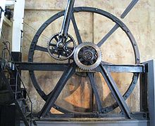 The Whitbread Engine of 1785 Flywheel of the Boulton-Watt steam engine (4803665199).jpg