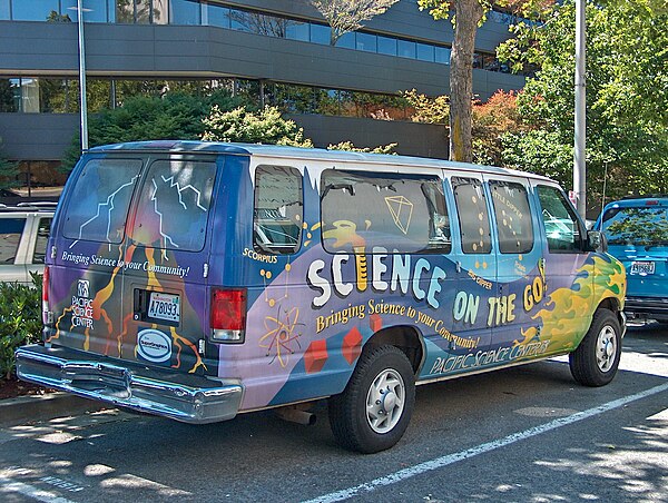 A Science Center van