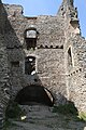 English: Former building of Rokštejn castle. Čeština: Bývalá budova Rokštejna.