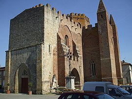 The church in Simorre