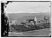 L'église et le couvent franciscains entre 1901 et 1911.