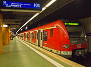 Frankfurt Hauptbahnhof tief S-Bahn S6