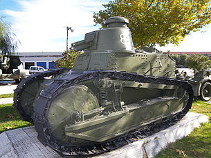 Renault FT light tank supplied to the Popular Front during the Spanish Civil War French FT-17.jpg