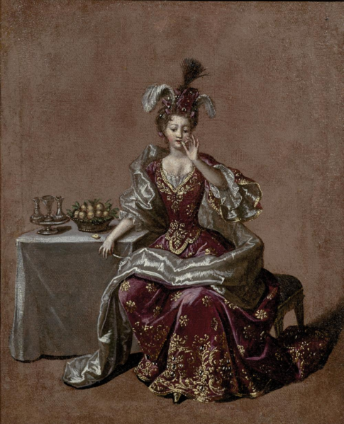 File:French School - Portrait de la grande demoiselle.png