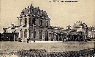 Gare de Rouen Orléans railway station in Rouen, France