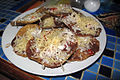 Garnaches (tostadas) at Syd's on Caye Caulker