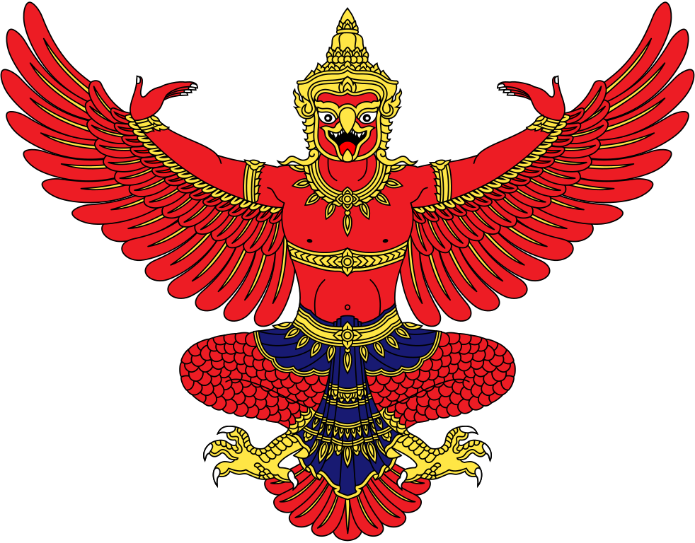 File Garuda  Emblem of Thailand Broad wings svg 