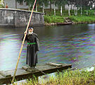 Доглядач чернігівського водоспуску, 84 роки, 66 років служби (1909)