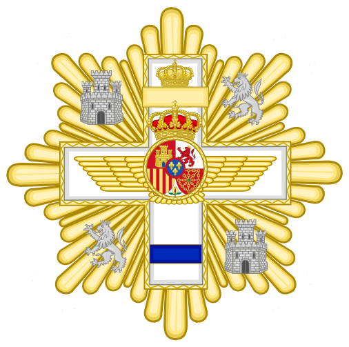 File:Grand Cross of the Aeronautical Merit (Spain) - Blue Decoration.svg