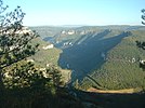 Le Causse du Larzac vu depuis le Causse Noir sur le Festival des Templiers