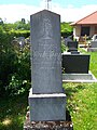 The grave of Jožef Berke, husband of Žüža Prosenjak, Vaneča