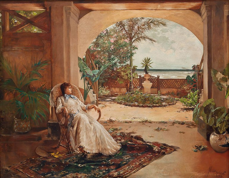 File:Guillermo Collazo - La Siesta, 1888.JPG