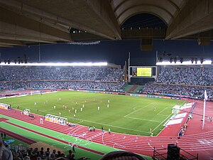 Stadionul Zayed Sports City în ianuarie 2007