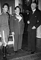 将官用特別制服を着ているゲーリング元帥（1939年スウェーデン王グスタフ5世とグスタフ・アドルフ王子とともに）