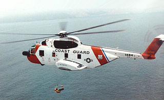 Sikorsky S-61R Helicopter used in transport or search and rescue