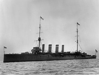 HMS <i>Falmouth</i> (1910) Town-class light cruiser of the Royal Navy sunk off Flamborough Head, Yorkshire by German submarines