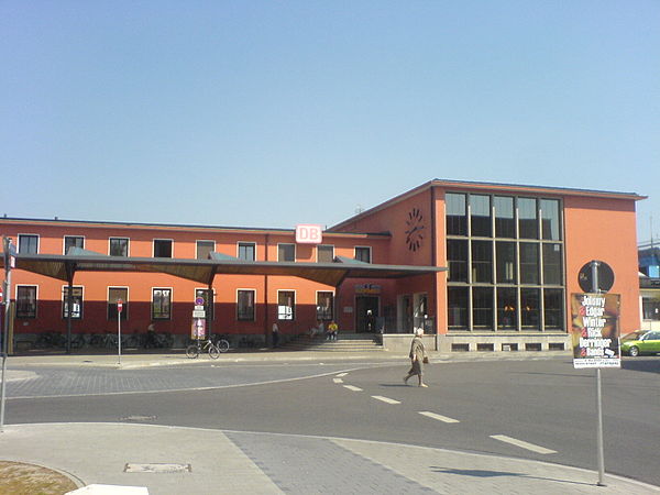 Front of the station building