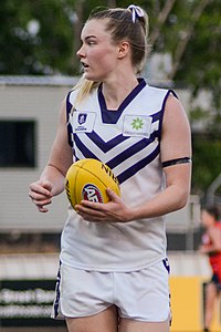 Hayley Miller was selected fourth by the Fremantle Football Club Hayley Miller.3.jpg