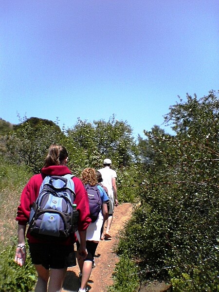 File:Hiking Topanga State Park.jpg