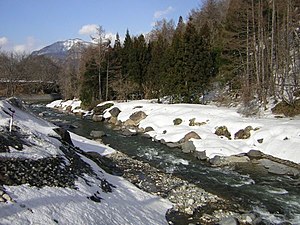 姫川: 地理, 地質, 姫川源流自然探勝園