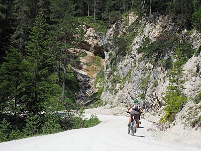 Isarradweg über die Gleirschhöhe