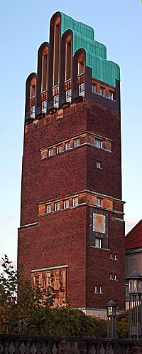 Tháp Lễ cưới (Hochzeitsturm) tại Mathildenhöhe, Darmstadt