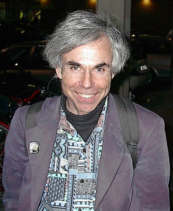 Hofstadter in Bologna, Italy, in 2002