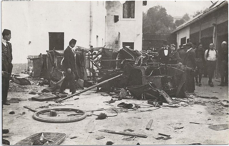 File:Hotel Evropa after the 1914 riots.jpg