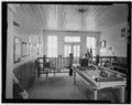 INTERIOR VIEW OF TOWN HALL FROM BACK OF ROOM - Town Hall and Jail, 21900 Main Street, Saint Elmo (historical), Chaffee County, CO HABS COLO,8-STEL,15-4.tif