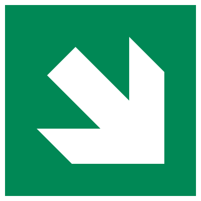 File:ISO 7010 Safe condition arrow 2.svg