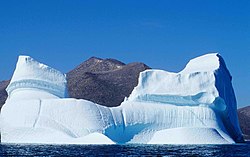 Iceberg near Qikiqtarjuaq (Davis Strait, 12 August 2000)