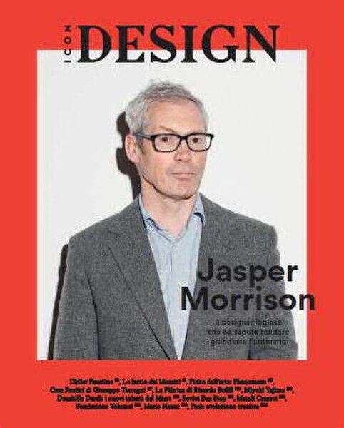 Cover of the Icon Design magazine, February 2016: Arnoldo Mondadori Editore with Jasper Morrison