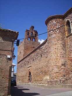 Iglesia Parroquial de San Juan Bautista y Santo Domingo de Silos. Torreones y Campanario.jpg