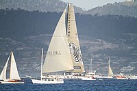 Investec Loyal about to win the 2011 Sydney to Hobart