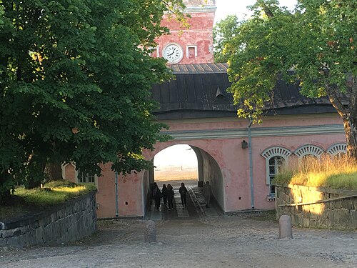 Island of Suomenlinna in Helsinki