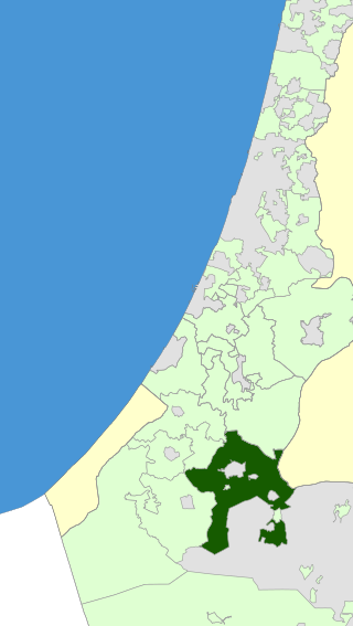 <span class="mw-page-title-main">Bnei Shimon Regional Council</span> Regional council