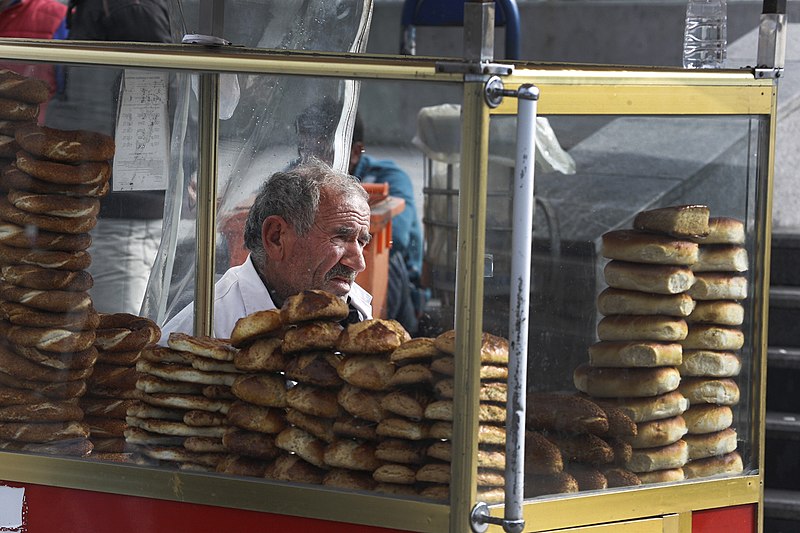 Simit. From Best Street Foods in Istanbul, Turkey