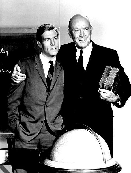 James Franciscus and Jagger from the television series Mr. Novak