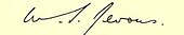 signature de William Stanley Jevons