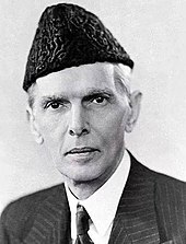 Muhammad Ali Jinnah (1876–1948) war Pakistans erster Generalgouverneur und Anführer der Pakistan-Bewegung