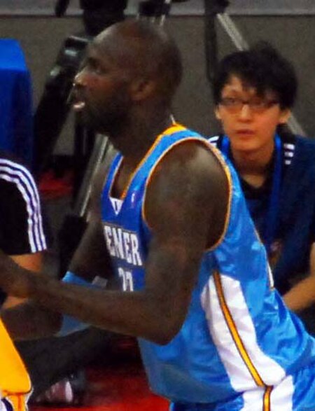 Petro with the Denver Nuggets.