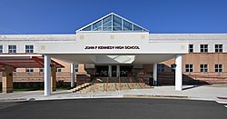 John F Kennedy High School main entrance Wheaton-Glenmont MD 2023-04-05 08-48-46.jpg