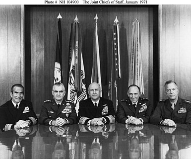 The Joint Chiefs of Staff in 1971.