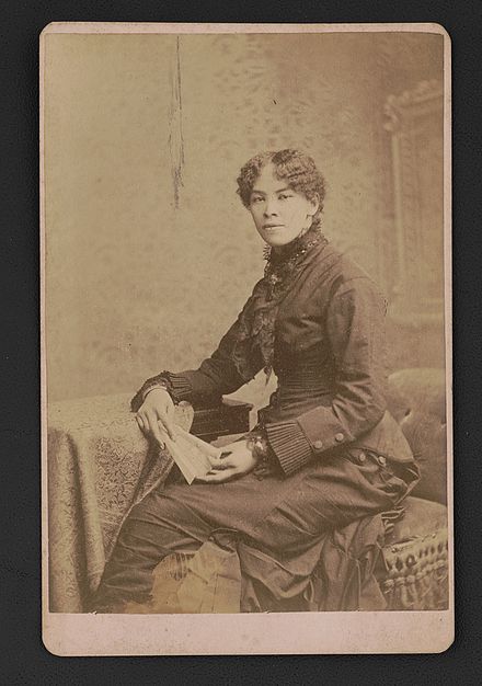 Josephine A. Silone Yates, ca 1885