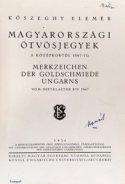 File:Kőszeghy Elemér Magyarországi ötvösjegyek a középkortól 1867-ig.jpg