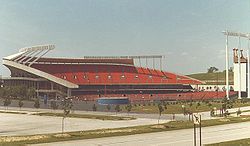 Kauffman Stadium Kansas City Royals Black & White Stadium -  Sweden