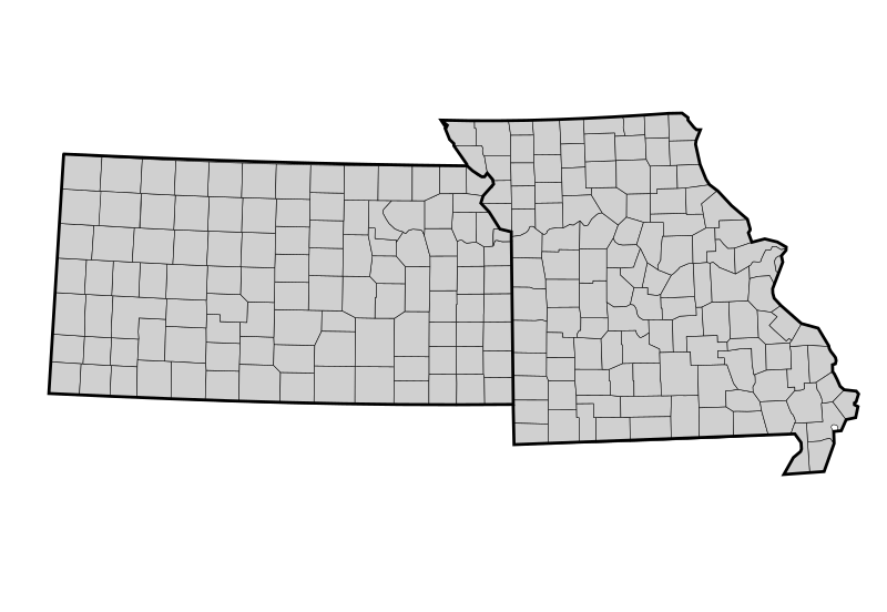 kansas and missouri county map File Ks Mo County Map Svg Wikimedia Commons kansas and missouri county map