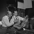 Thumbnail for File:Karsh and a co-worker in a photo laboratory 1957.jpg